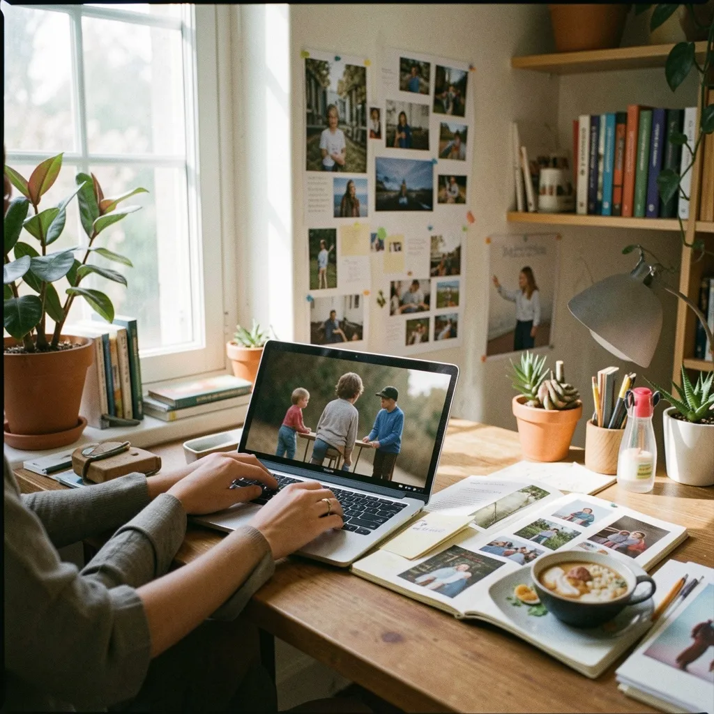 Indoor plants near shelving with books
